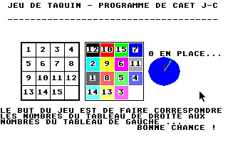Taquin — screenshot 1